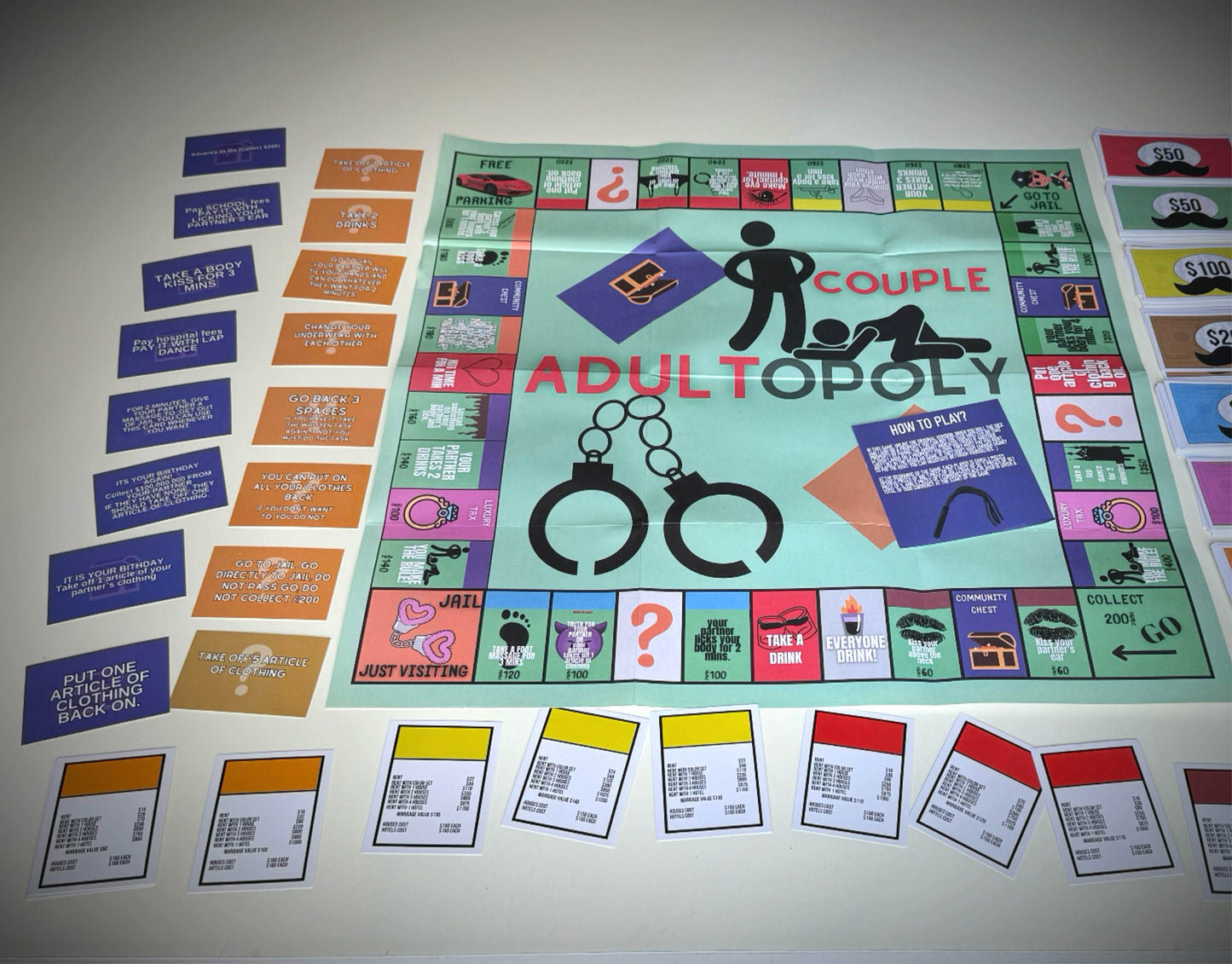 Adultopoly Board Game